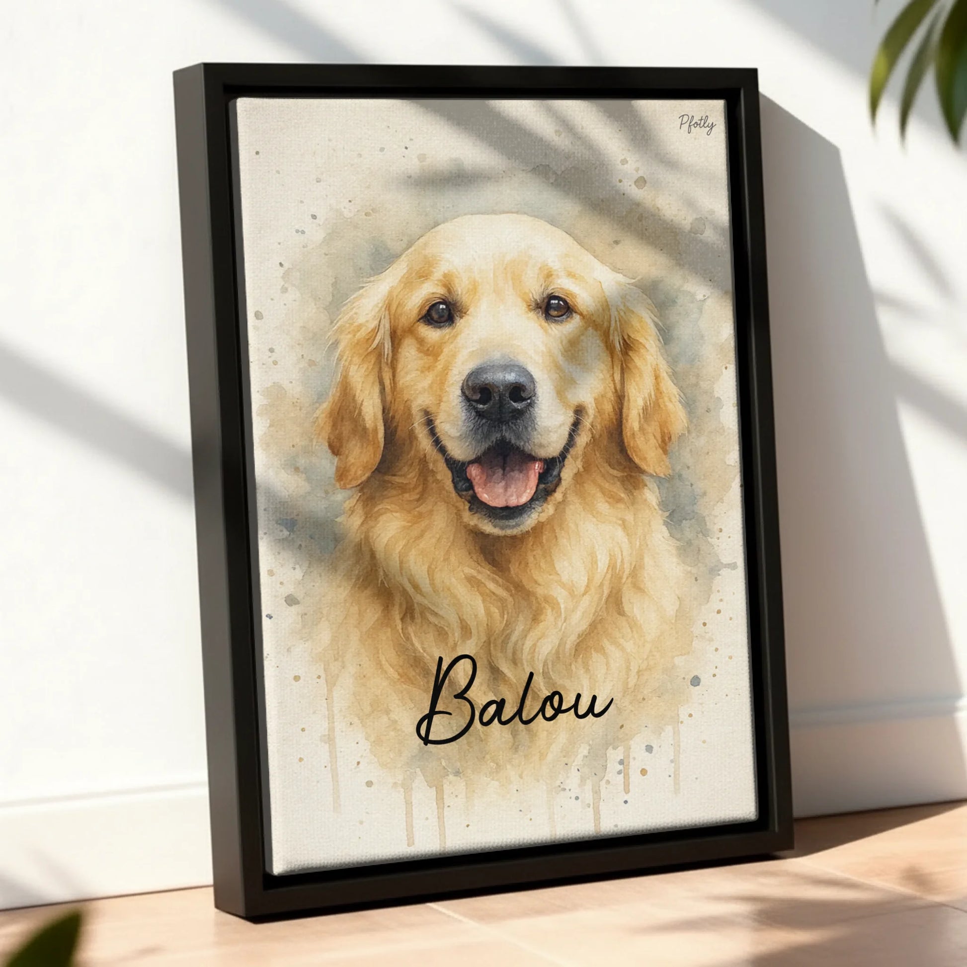 Framed Canvas Black Mockup Site