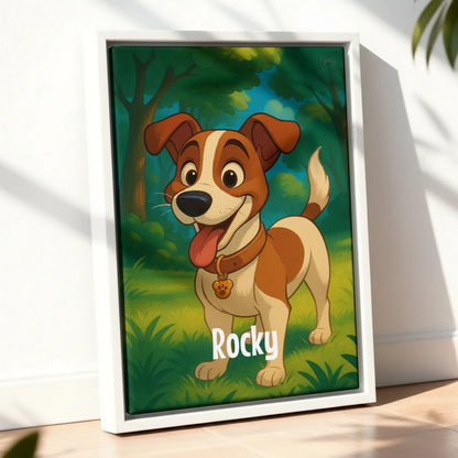 Framed Canvas White Mockup Site