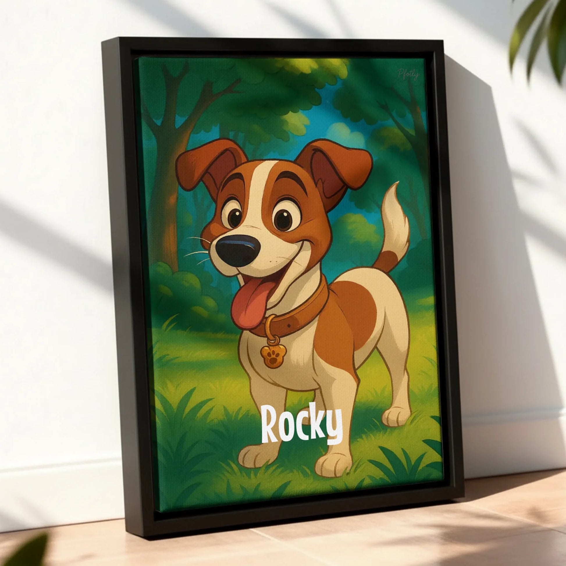 Framed Canvas Black Mockup Site