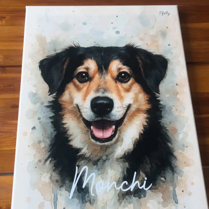 Dein Haustier als Porträt - Individuelle Leinwand